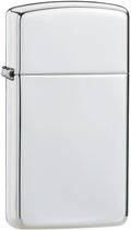Zippo 1500 Windproof Lighter Slim Case High Polish Sterling Silver