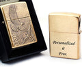 Personalized Groomsmen Zippo Lighter Perfect for Boyfriend, (Soaring Eagles)