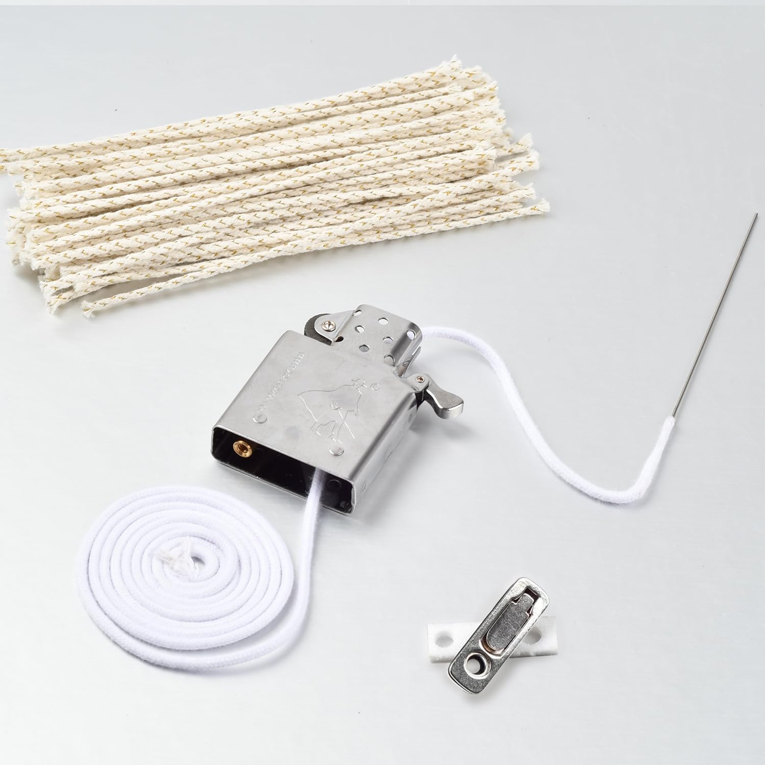 Lighters Maintenance Kit, Repair Kit Complete Set for Most Lighters, Repairing Antique Lighter, Vintage Lighter Repair Kit, Includes Lighters Gasket Seal, Accessories, Case