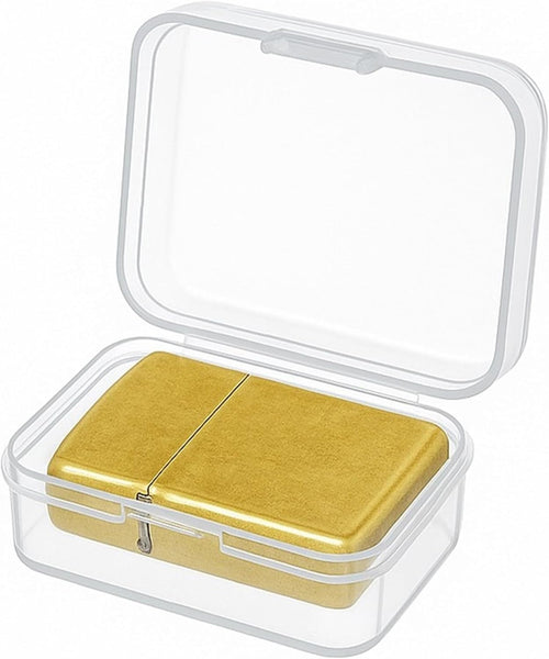 9 Pack Clear Plastic Storage Box for Zippo Lighter - Compact,Dustproof Case- Multi-Purpose Organizer for Lighter Dispaly Case Handmade Accessories,Scews,Pills,Jewelry - Travel-Friendly Mini Container