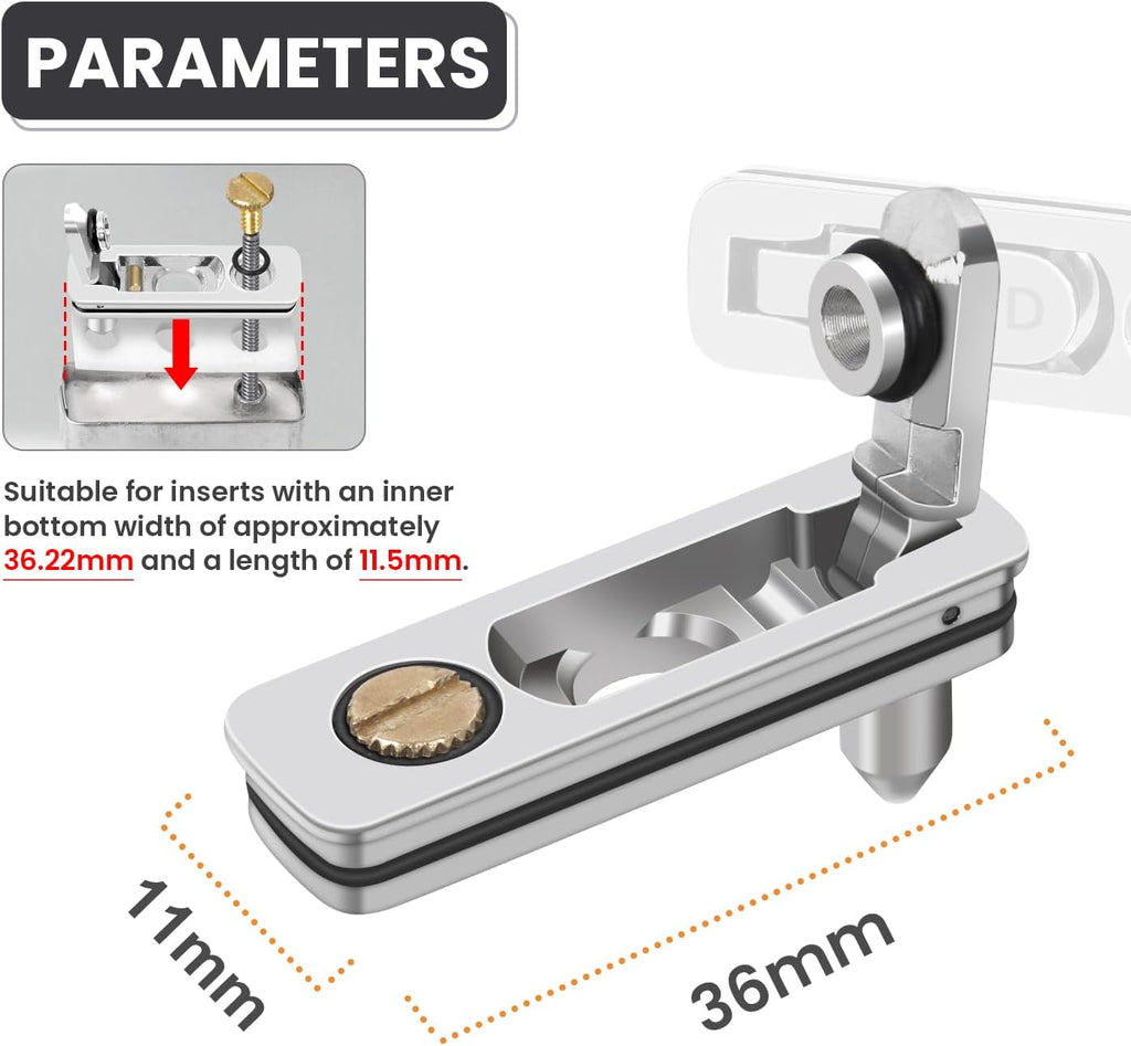 YUSUD Lighter Gasket Seal Compatible with Zippo, Metal Repair Kit with Cotton Felt Pad and Flint Slot, Lighter Fluid Anti-Evaporation Accessories for Lighter Insert, Replacement Parts