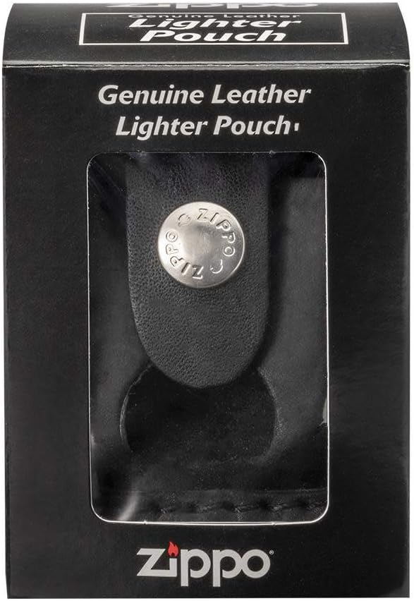 Zippo Black Lighter Pouch with Loop and Thumb Notch
