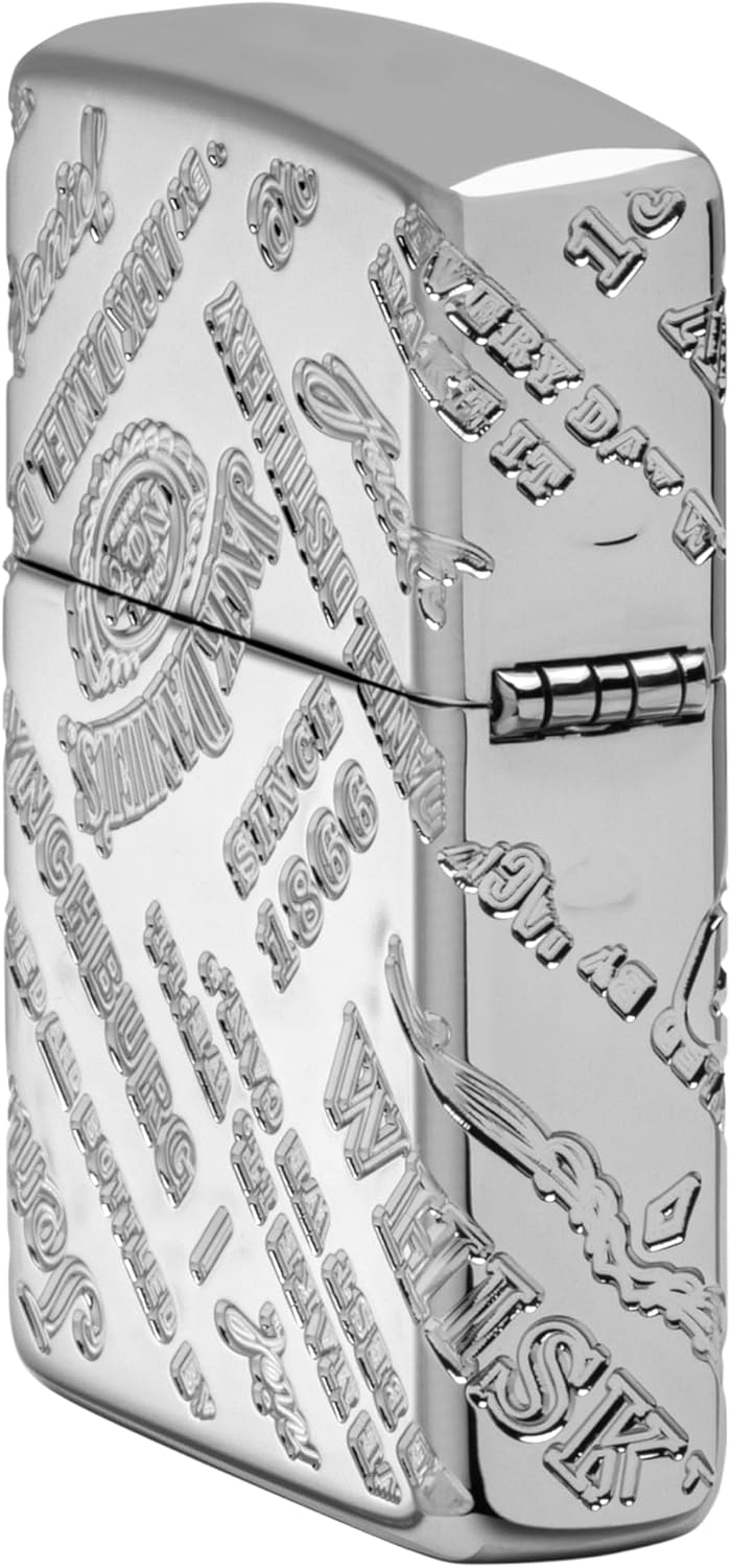 Zippo Lighter: Armor Jack Daniel's MultiCut - High Polish Chrome 49869