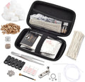 Lighters Maintenance Kit, Repair Kit Complete Set for Most Lighters, Repairing Antique Lighter, Vintage Lighter Repair Kit, Includes Lighters Gasket Seal, Accessories, Case