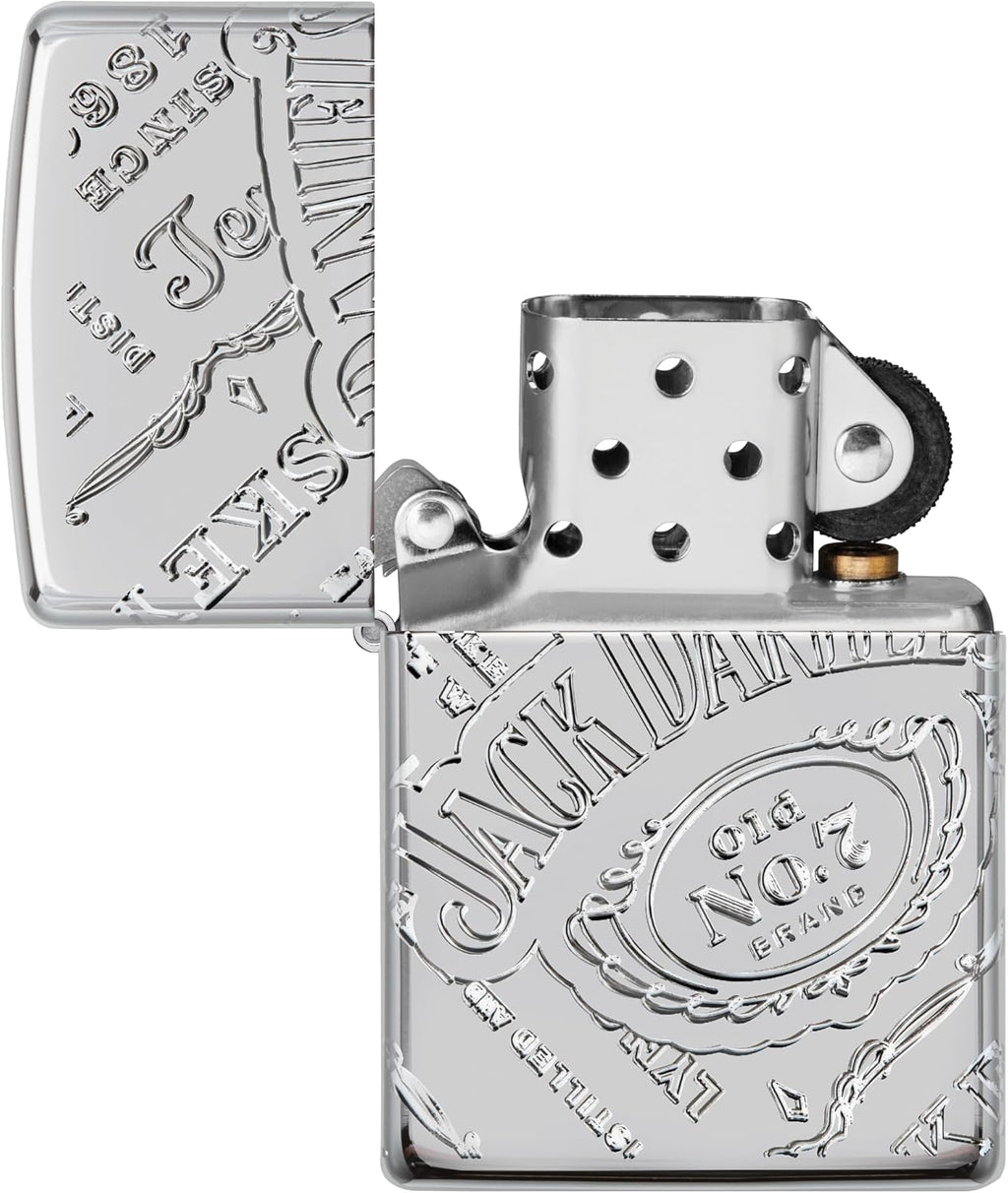 Zippo Lighter: Armor Jack Daniel's MultiCut - High Polish Chrome 49869