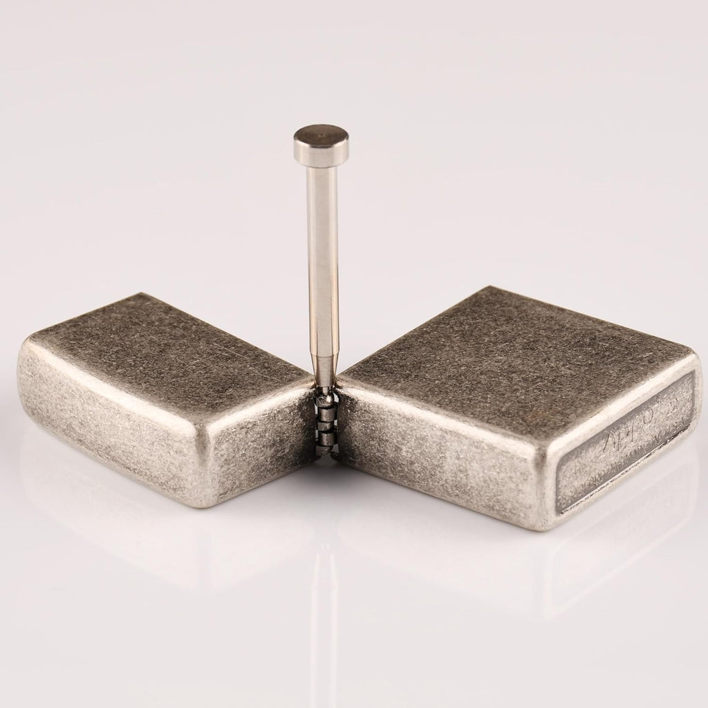 7 Metal Hinge Pins and 1 Remove Punch Lighter Repair Kit for Zippo Replacement Disassemble Lid Hinge Pin