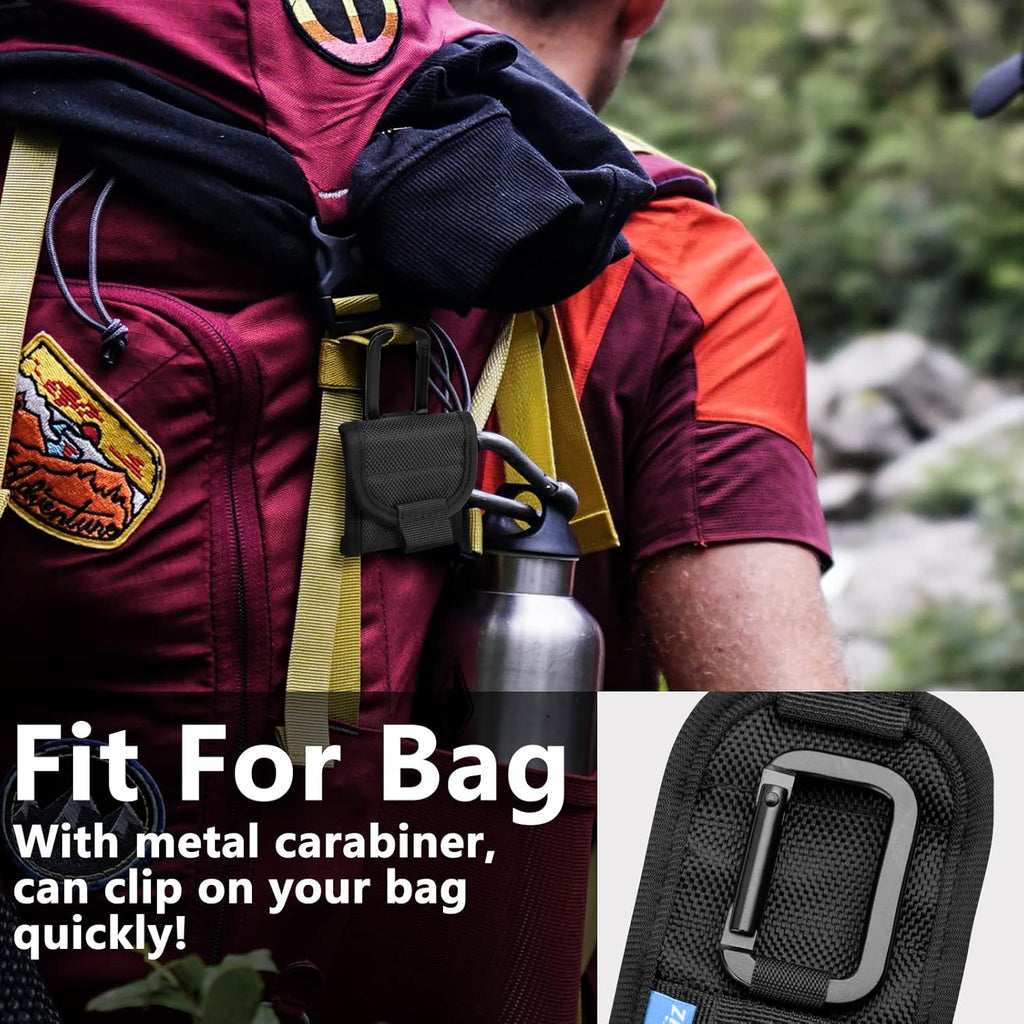 Xxerciz Lighter Pouch Nylon Lighter Holder with Belt Loop, Tactical Anti-Scratch Protective Storage Case Compatible with Zippo Lighters