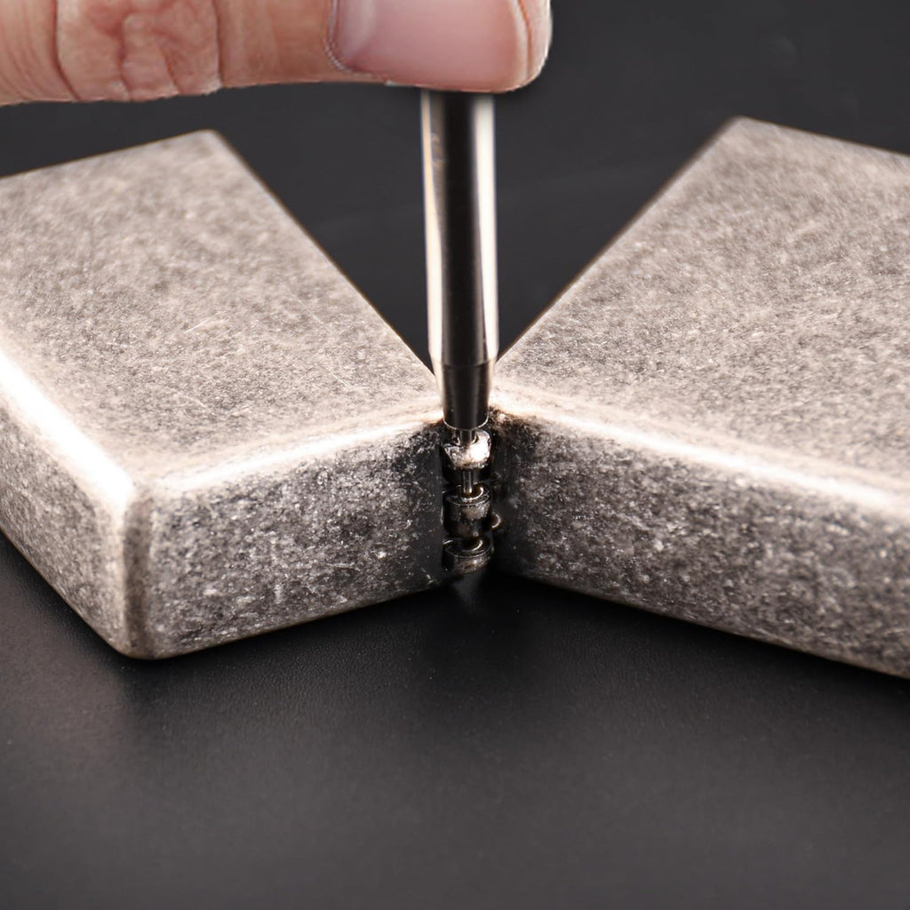 7 Metal Hinge Pins and 1 Remove Punch Lighter Repair Kit for Zippo Replacement Disassemble Lid Hinge Pin